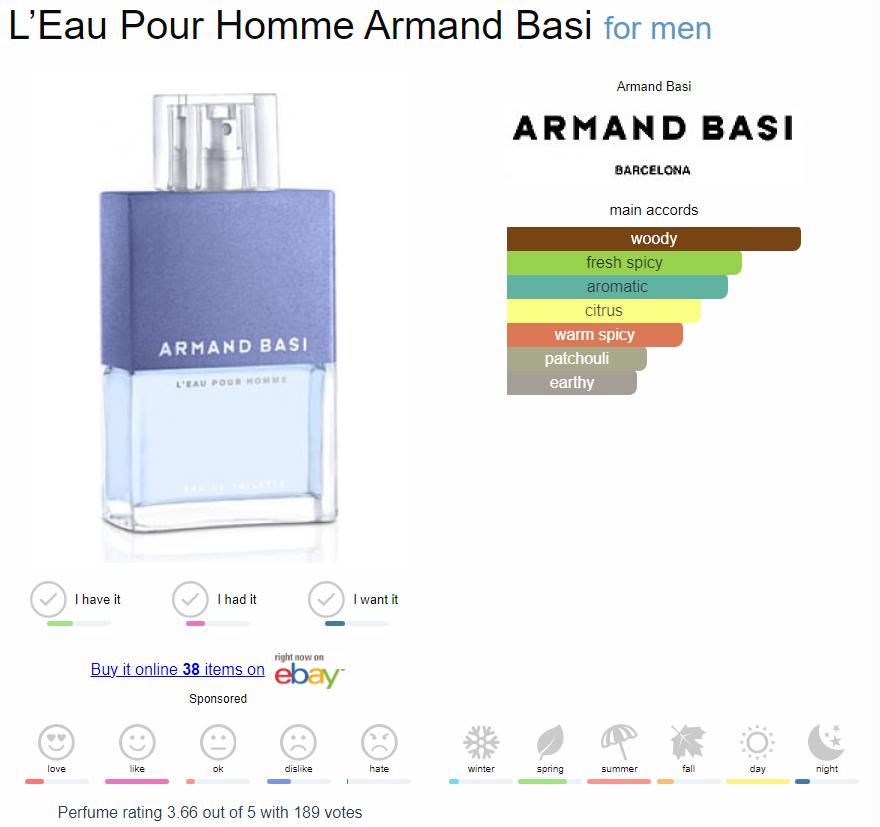 !KAMPANJE! | Armand Basi L'eau Pour Homme